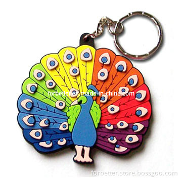 Birds Soft PVC Keychain